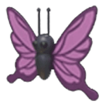 Purple Butterfly  - Ultra-Rare from Leaf